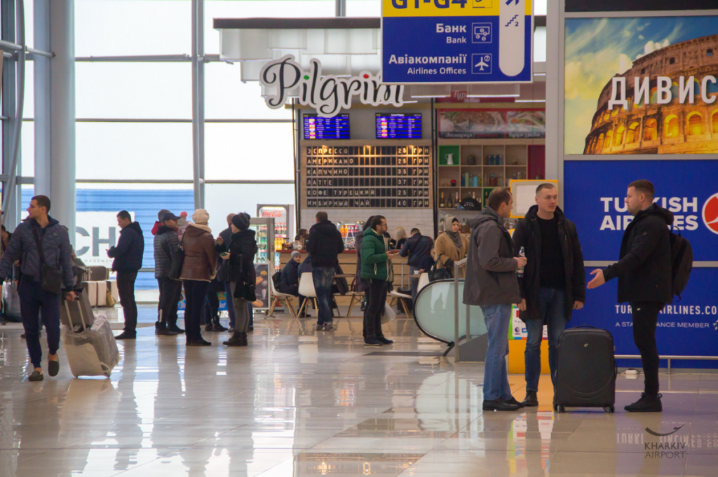 Пасажиропотік аеропорту «Київ» за останній місяць зріс майже на 17%